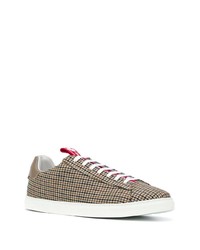 DSQUARED2 Houndstooth Patterned Logo Patch Sneakers