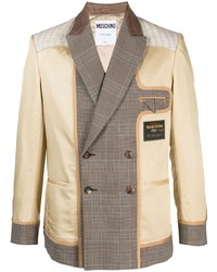 Moschino Panelled Double Breasted Blazer