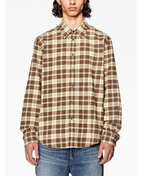 Diesel Checked Flannel Long Sleeve Shirt