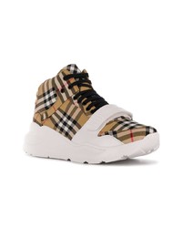 Burberry Nova Check Platform Sneakers