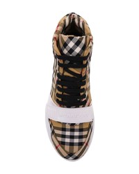 Burberry Nova Check Platform Sneakers