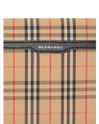 Burberry Medium 1983 Check And Leather Envelope Pouch