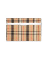 Burberry Medium 1983 Check And Leather Envelope Pouch