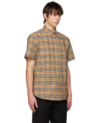 Burberry Beige Check Shirt