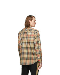Burberry Beige Vintage Check Shirt