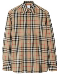 Burberry Vintage Check Pattern Cotton Shirt