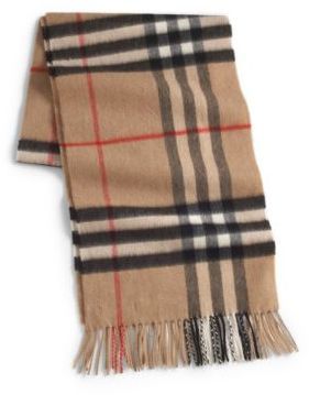 Tan check clearance scarf