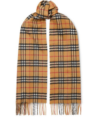 Burberry Checked Cashmere Scarf
