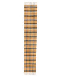 Burberry Stripe Vintage Check Cashmere Scarf