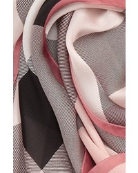 Burberry Ultra Mega Check Washed Mulberry Silk Scarf