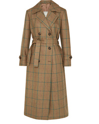 Giuliva Heritage Collection Christie Checked Wool Trench Coat