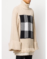 JW Anderson Check Panel Sweater