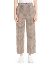 Moncler Houndstooth Straight Leg Pants