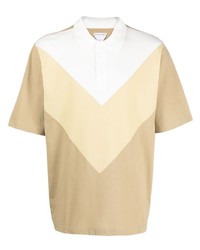 Bottega Veneta Chevron Colour Block Polo Shirt