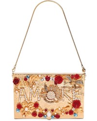 Dolce & Gabbana Amore Pearls Jewels Clutch