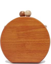 Inge Christopher Ornella Round Wood Clutch