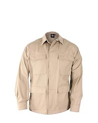 Propper Uniform Bdu Coat Long Length 6040 Cottonpolyester Ripstop Khaki Ll
