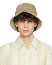 Our Legacy Taupe Corduroy Bucket Hat
