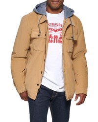 Levi's Faux Hooded Corduroy Shirt Jacket