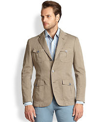 Canali Cotton Linen Jacket