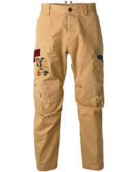 DSQUARED2 Distressed Patch Trousers