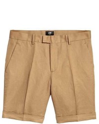 H&M Linen Blend Chino Shorts