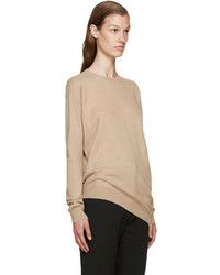 Stella McCartney Beige Asymmetric Sweater