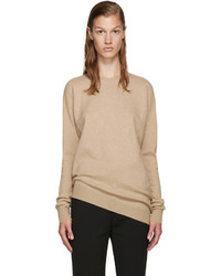 Stella McCartney Beige Asymmetric Sweater