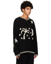 Palm Angels Black Nightsky Sweater