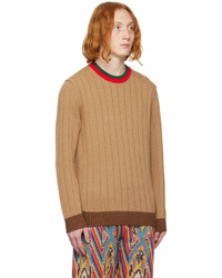 Gucci Brown Camel Hair Sweater