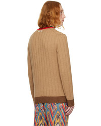 Gucci Brown Camel Hair Sweater
