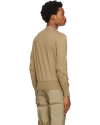 Tom Ford Brown Cotton Knit Sweater
