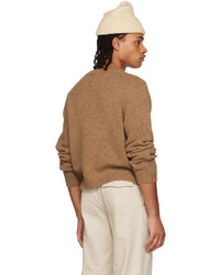 K.NGSLEY Brown Crewneck Sweater