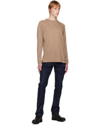 Officine Generale Brown Nate Sweater