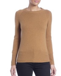 Burberry Camel Cashmere Knit Sweater