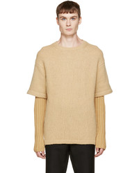 Opening Ceremony Camel Double Layer Crewneck