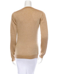 Jil Sander Camel Wool Sweater