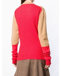 Joseph Colour Block Sweater With Scarf Detail