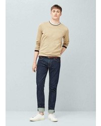 Mango Outlet Contrast Edge Cotton Sweater