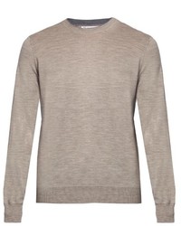 Brunello Cucinelli Crew Neck Wool And Cashmere Blend Sweater