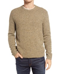 Madewell Crewneck Sweater In Stone Donegal At Nordstrom
