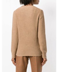 Golden Goose Deluxe Brand Distressed Crewneck Sweater
