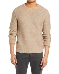 Outerknown Eastbank Wool Cotton Sweater In Sugarpine At Nordstrom