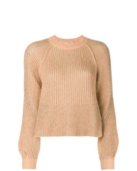 Twin-Set Flared Ribbed Jumper