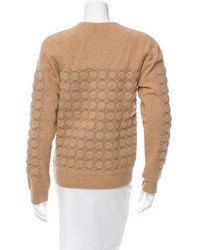 Balenciaga Lamb Wool Quilted Sweater