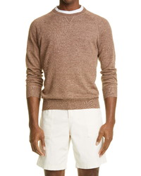 Brunello Cucinelli Linen Cotton Raglan Sweater