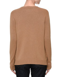 Valentino Long Sleeve Knit Cashmere Sweater
