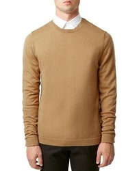 Topman Merino Wool Crewneck Sweater