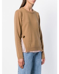 Twin-Set Pleated Layer Jumper