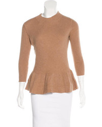 Tory Burch Rib Knit Wool Sweater